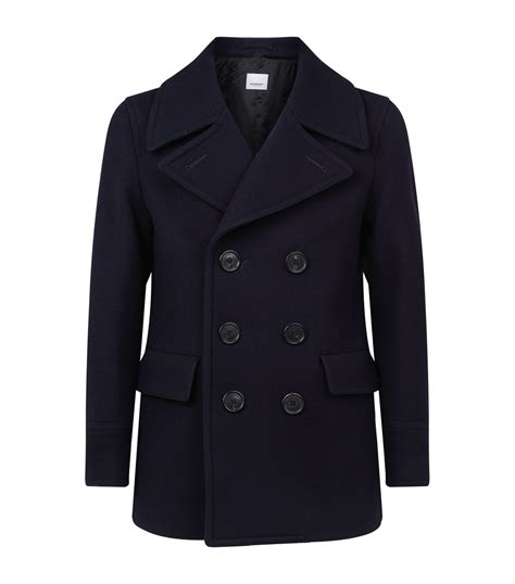 harry rosen burberry pea coat|Men's Designer COATS & JACKETS .